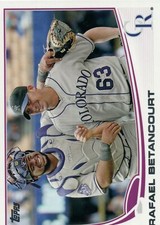 US42 Rafael Betancourt Colorado Rockies 2013 Topps Baseball Card FAO