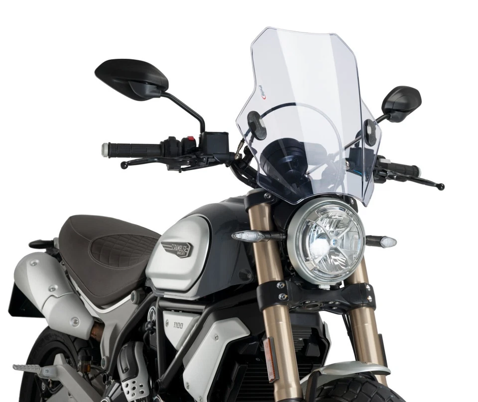 Parabrezza Puig Bat Universale Cupolino trasparente - Immagine 4 di 4