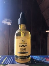 THE BODY SHOP LEMON PURIFYING HAND WASH, 8.4 OZ, NEW, RARE