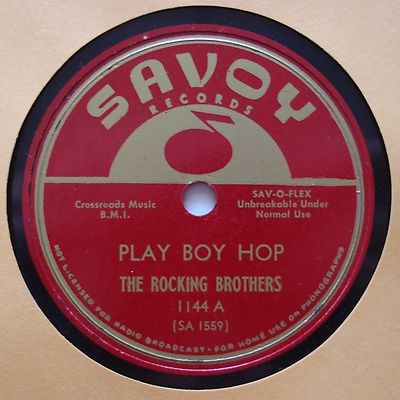 米7” Rocking Brothers Play Boy Hop / The Grinder 451144 SAVOY /00080 7 Rocking Brothers Play Boy Hop / The Grinder 451144 Savoy