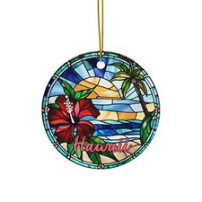 Hawaii Ornament Colorful Christmas Decoration Holiday Gift Souvenir