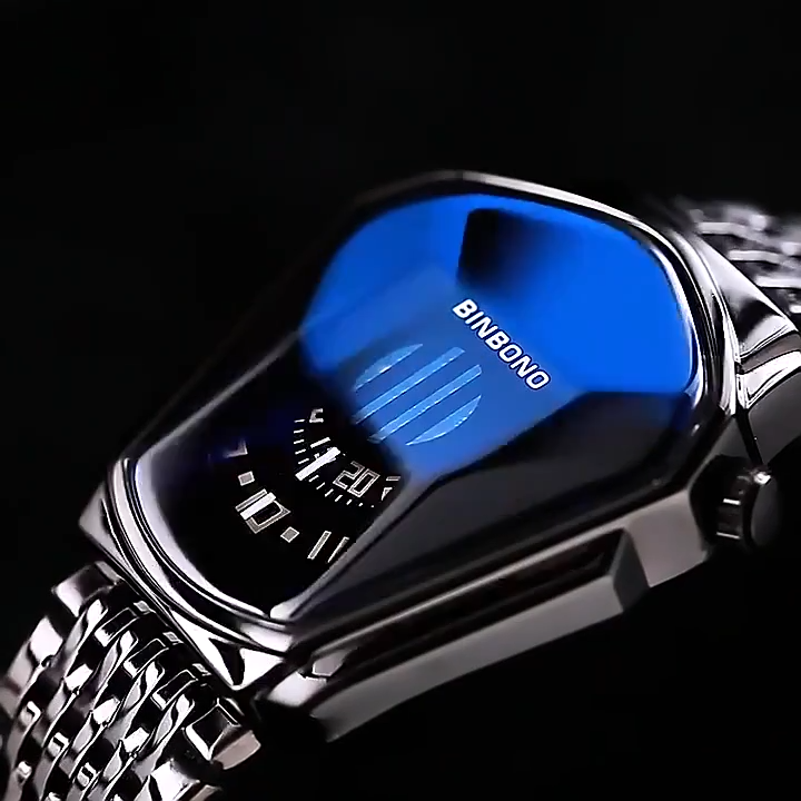 Luxury Fashion Watch Men's Large Dial Wrist Quartz Watch