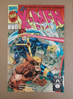 X-Men #1 Series 2 Cover C Direct (Marvel Comics 1991) 9.0VF/NM