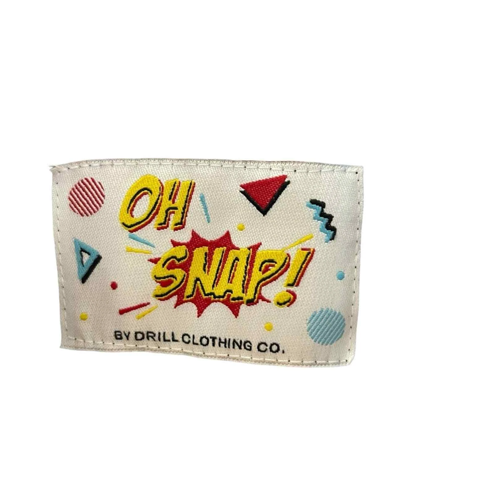 VETEMENTS Felpa con cappuccio trapano Company Oh a scatto pop art taglia XL