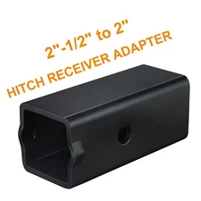 2"-1/2" to 2" Trailer Hitch Receiver Adapter Reducer Sleeve Convertor for Trucks