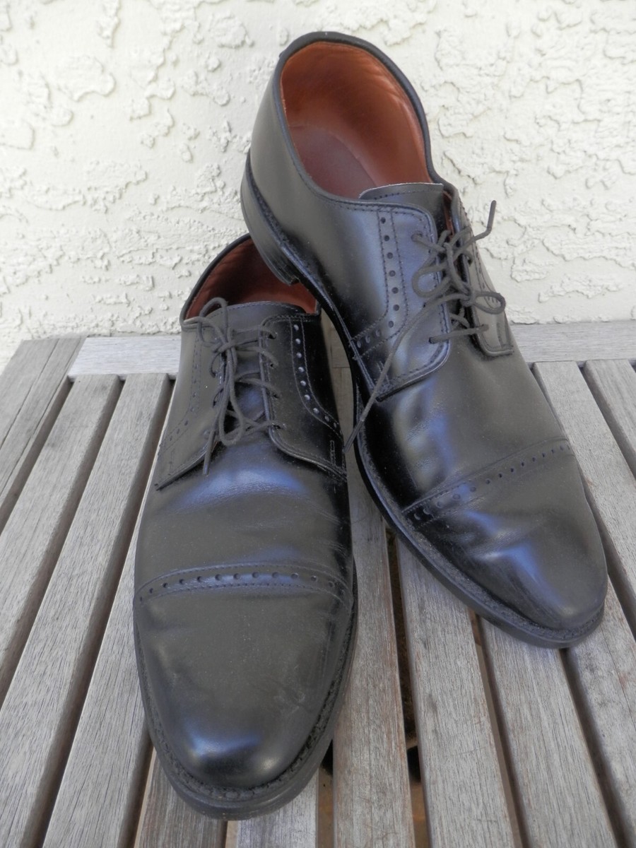 Allen Edmonds Clifton Black Cap Toe Oxford sz 11 D 3308 VGC