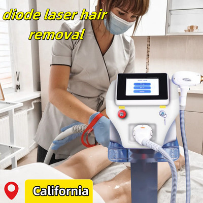 Diode Laser Hair Removal Machine755 808 1064 Laser Hair Removal Epilator 808nm