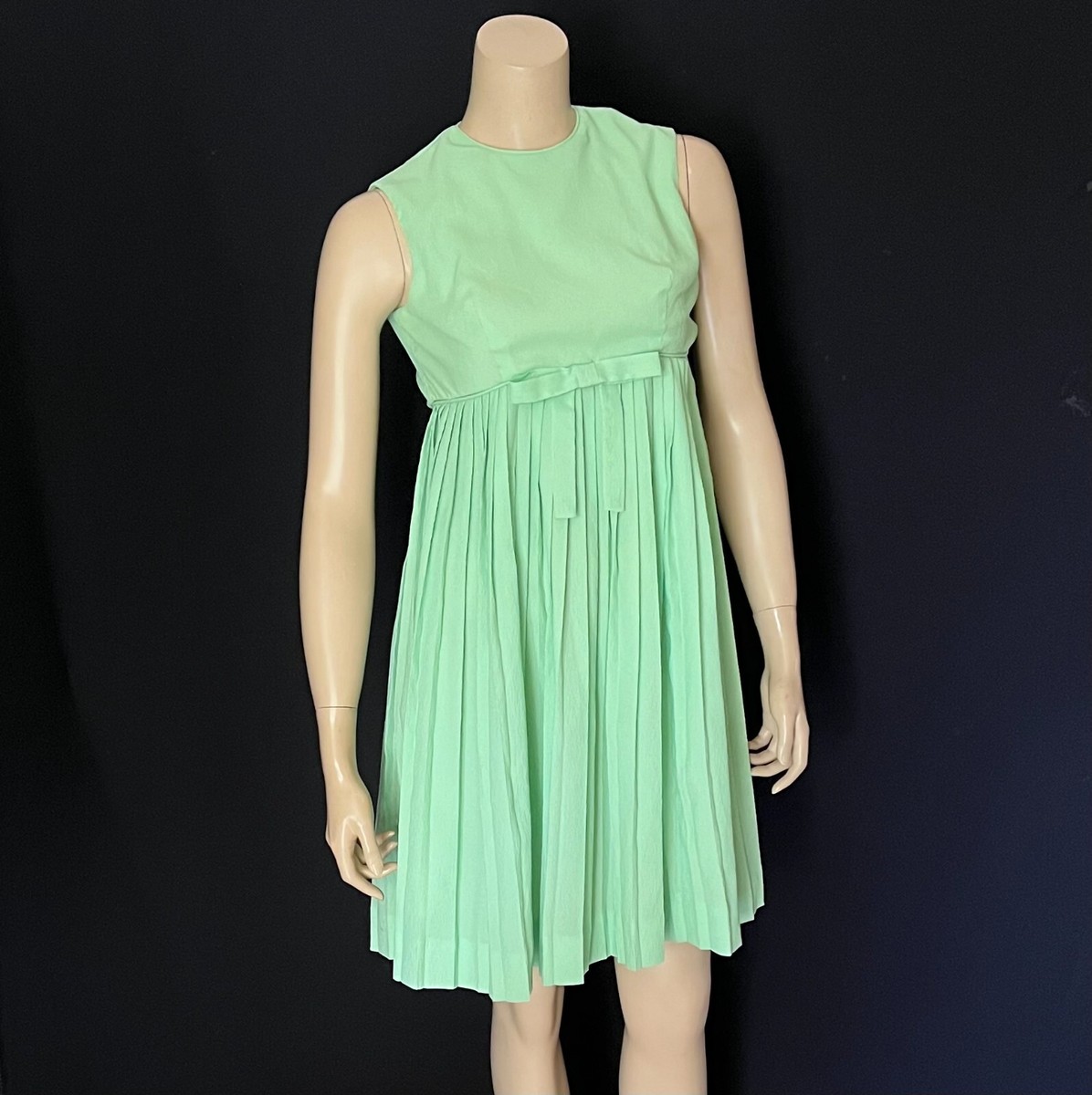 lime green pleated dress Forever Yours Pleated Mini Dress L / lime punch main image 0