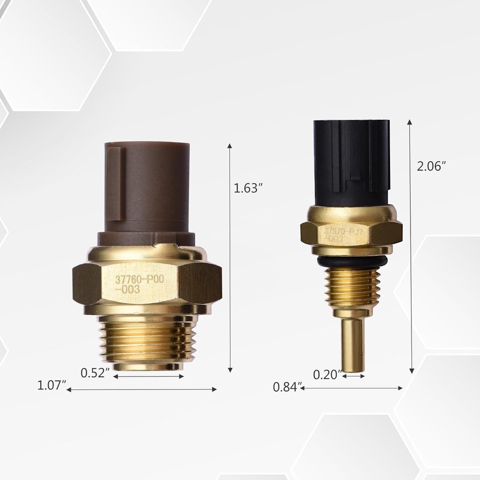 Radiator Coolant Fan Temperature Sensor Water Temp Switch For - Foto 11