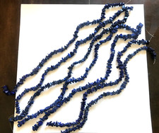 Lot of 7 15" Strands of Lapis Lazuli Gemstone Assorted Rugged Shape DIY