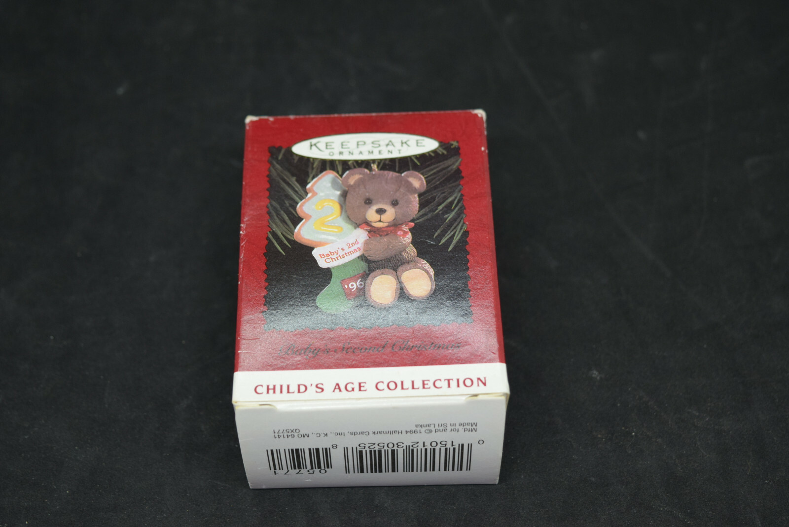 baby's 2nd christmas ornament 2018