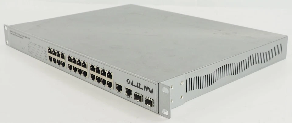 Lilin 24 Port 10/100 + 2 Giga Combo SFP / UTP POE Switch PMH-POE24390WAT - Image 3 of 4