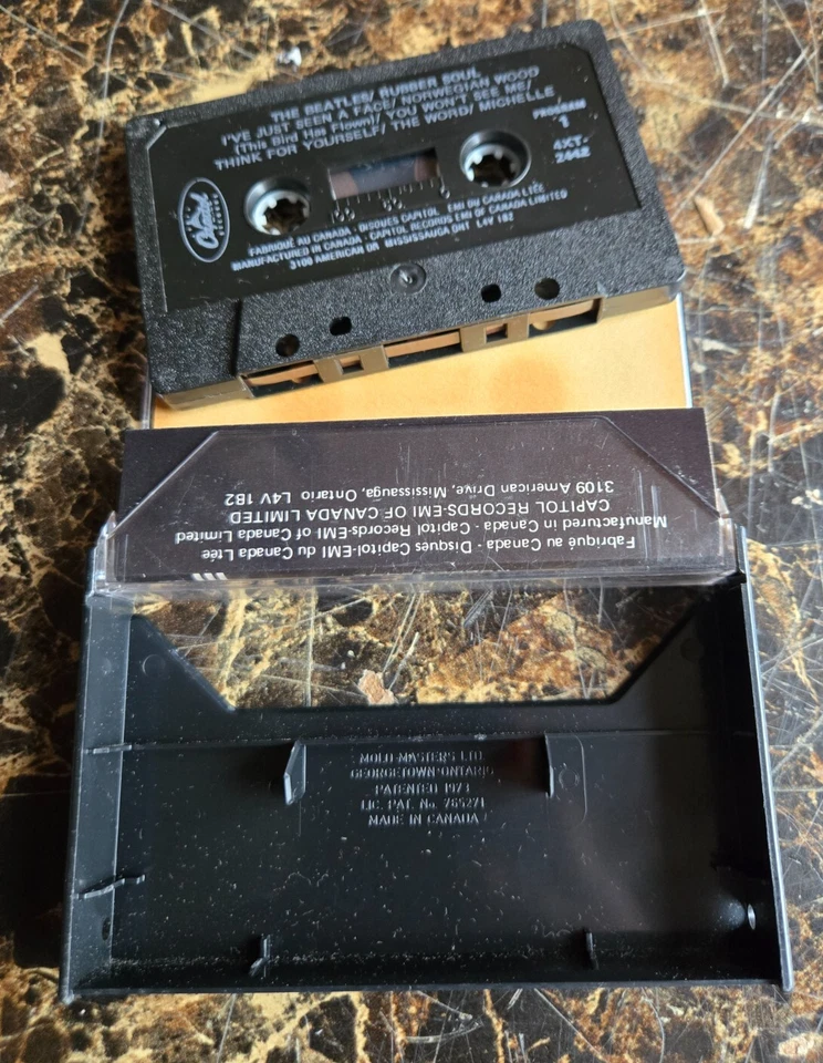 The Beatles Rubber Soul canadian cassette 1988 reissue 4XT-2442 - Image 3 of 4