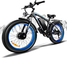 3000W Dual Motor Electric Bicycles Fat Tire E-bikes for Adult 48V 23AH 35MPH