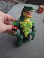 Beast Lab Dino Creator Raging Raptor Figure. RARE HTF Lights and Sound Works