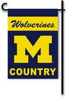 Bsi Products Inc. Ncaa Michigan Wolverines 2-Sided Country Garden Flag