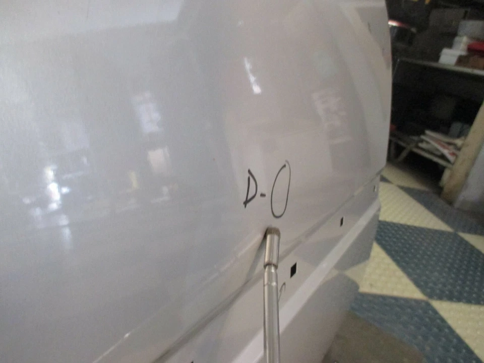 1997 Acura TL 2.5L Passenger Right Rear Side Door Shell (Silver) FLAW Foto 4 de 4