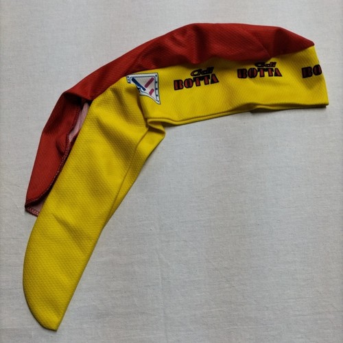 Bandana Sottocasco Ciclismo Bici Da Corsa Cicli Botta Giallo Rosso - Foto 2 di 6