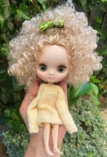 Middie Blythe Doll Matte Face Nude Joint Body Factory Curly Afro Hair Toys Gifts