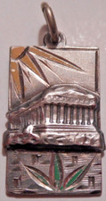 GREECE , GREEK STERLING SILVER JEWELRY , PENDANT - THE PARTHENON - !!!!!!!.