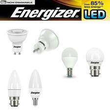 Image of 4 Pack ENERGIZER LED GU10/Golf/Candle Energy Saving Bulbs