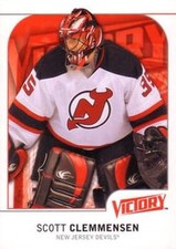 #120 Scott Clemmensen - New Jersey Devils - 2009-10 Upper Deck Victory Hockey