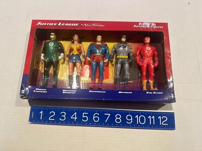 (未使用･未開封品)NJ Croce Justice League Action Figure Box Set Buy NJ Croce Justice League New 52 Bendable Figure Set, Multi