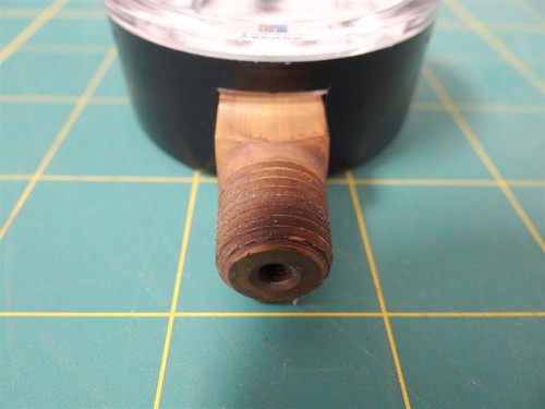 2" Marshalltown 91263 Gauge 0 to 30" Hg / 0 to 100kPa 1/4" NPT - Picture 3 of 6