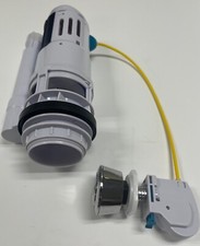 Dual Flush Cable Flush Valve with button, 2.5 inch for Two piece Toilets