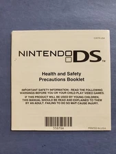 Nintendo DS Original Instruction Manuals Only 55878A