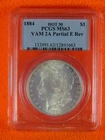 1884 Morgan Silver Dollar VAM 2A Partial E Rev --HOT 50-- (PCGS) MS 63