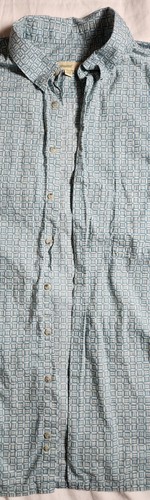 Joseph & Feiss Men's Blue Geometric Shirt Long Sleeve Size 3X Button Up Cotton - Picture 3 of 20