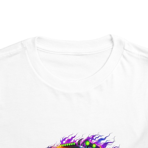Vibrant Monster Truck Toddler Tee, Fun Kids Short Sleeve Shirt, Gift for Boys, - Picture 9 of 45