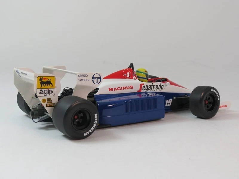Minichamps Toleman Hart TG184 #19 Ayrton Senna 1984 1/18 540841899 - Immagine 4 di 4