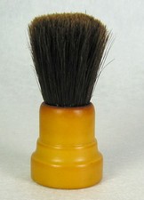 Vintage Fuller "Plasticet Sterilized" Shaving Brush Butterscotch Color