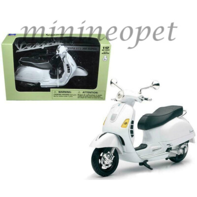 1:12 Vespa GTS 300 Süper Motor - Beyaz Toyzz Shop