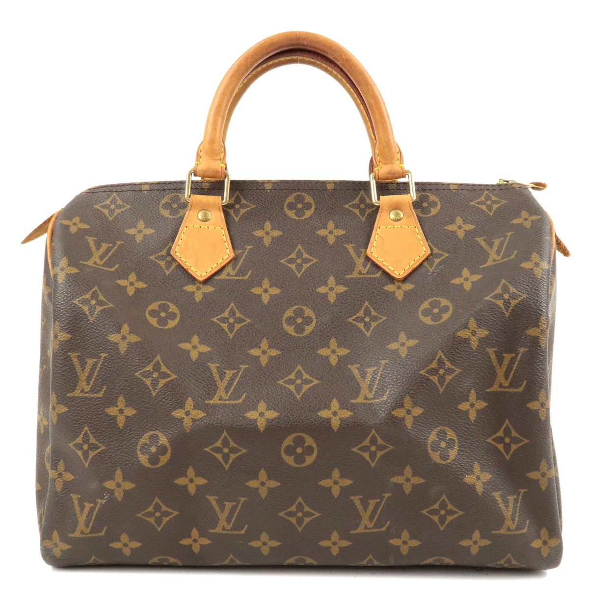 Auth Louis Vuitton Monogram Speedy 30 Hand Bag Boston Bag M41108 Used | eBay