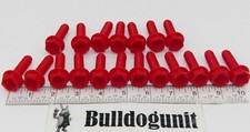 Design Drill Activity Center Lot 19 Red Plastic Bolts Parts Only Play Tools Toy