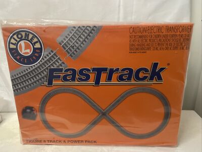 Lionel FasTrack Electric Figure 8 With 80 Watt Transformer New In Box 6-81735