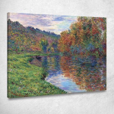 Der kleine Arm von Jeufosse Herbst 1884 Claude Monet, mnt96 Druckbild 