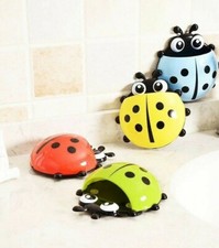 Holder For Toothbrushes In The Shape Of A Ladybug, Shower Accessories, Glued