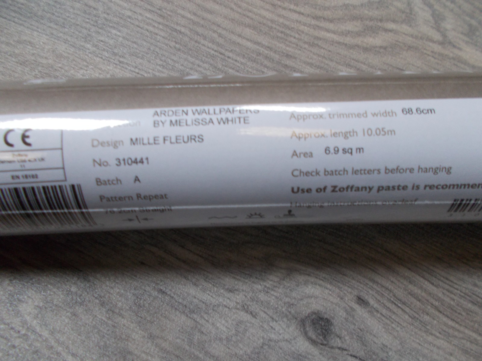 Zoffany Wallpaper 'MILLE FLEURS' 6 Rolls NORSK BLUE ZAMW310441 New and