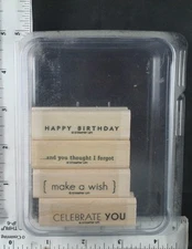 Stampin' Up rubber stamp set, A LITTLE BIRTHDAY CHEER