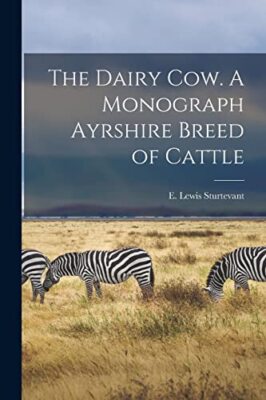 Sturtevant - Dairy Cow. A Monograph Ayrshire Breed of Cattle - New pap - X555z