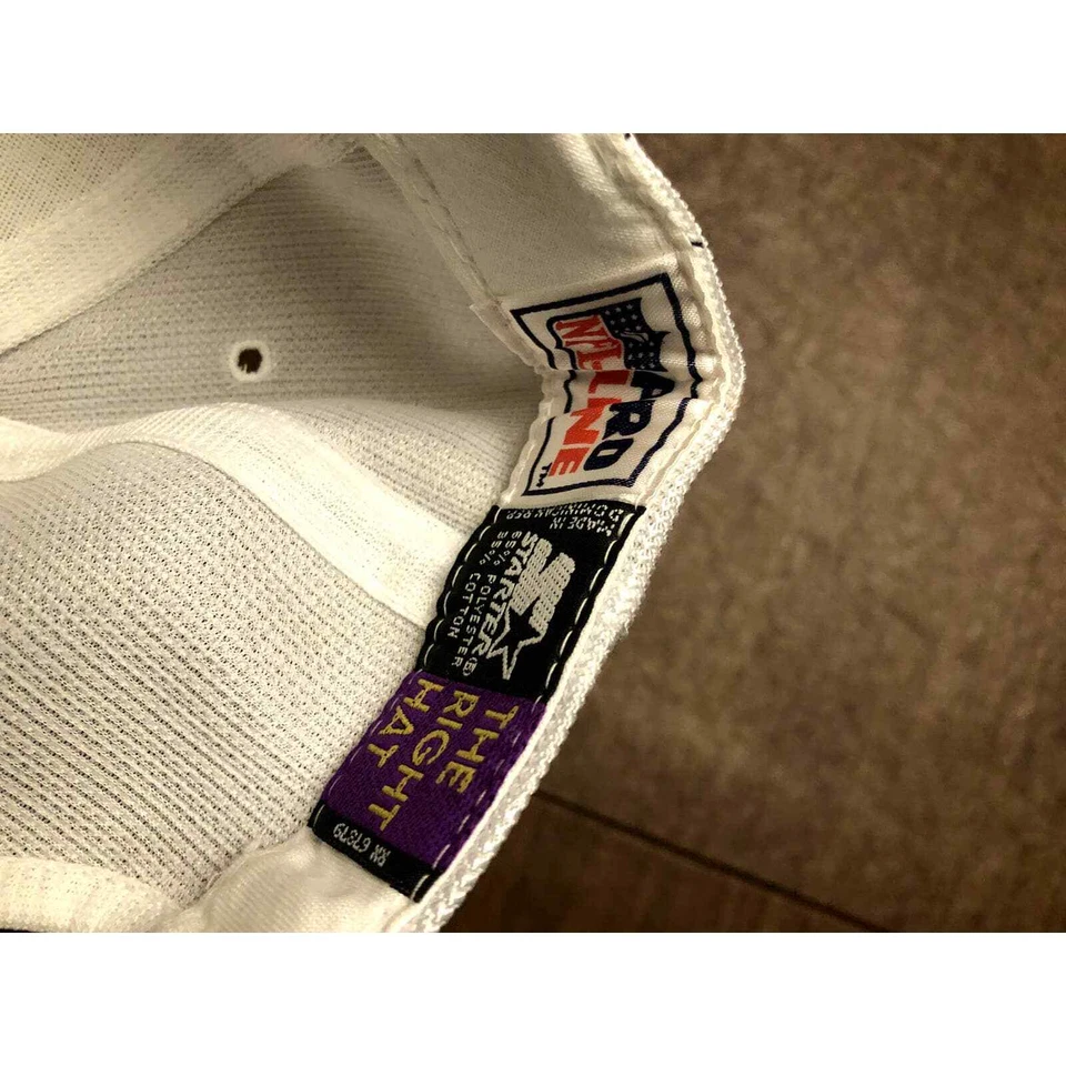 RARE VTG 1990s Cincinnati Bengals NFL Starter Snapback Hat - White/Black/Orange - Image 4 of 4