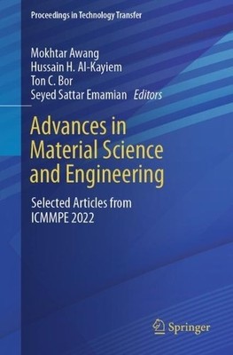 Advances in Material Science and Engineering - 9789819953172