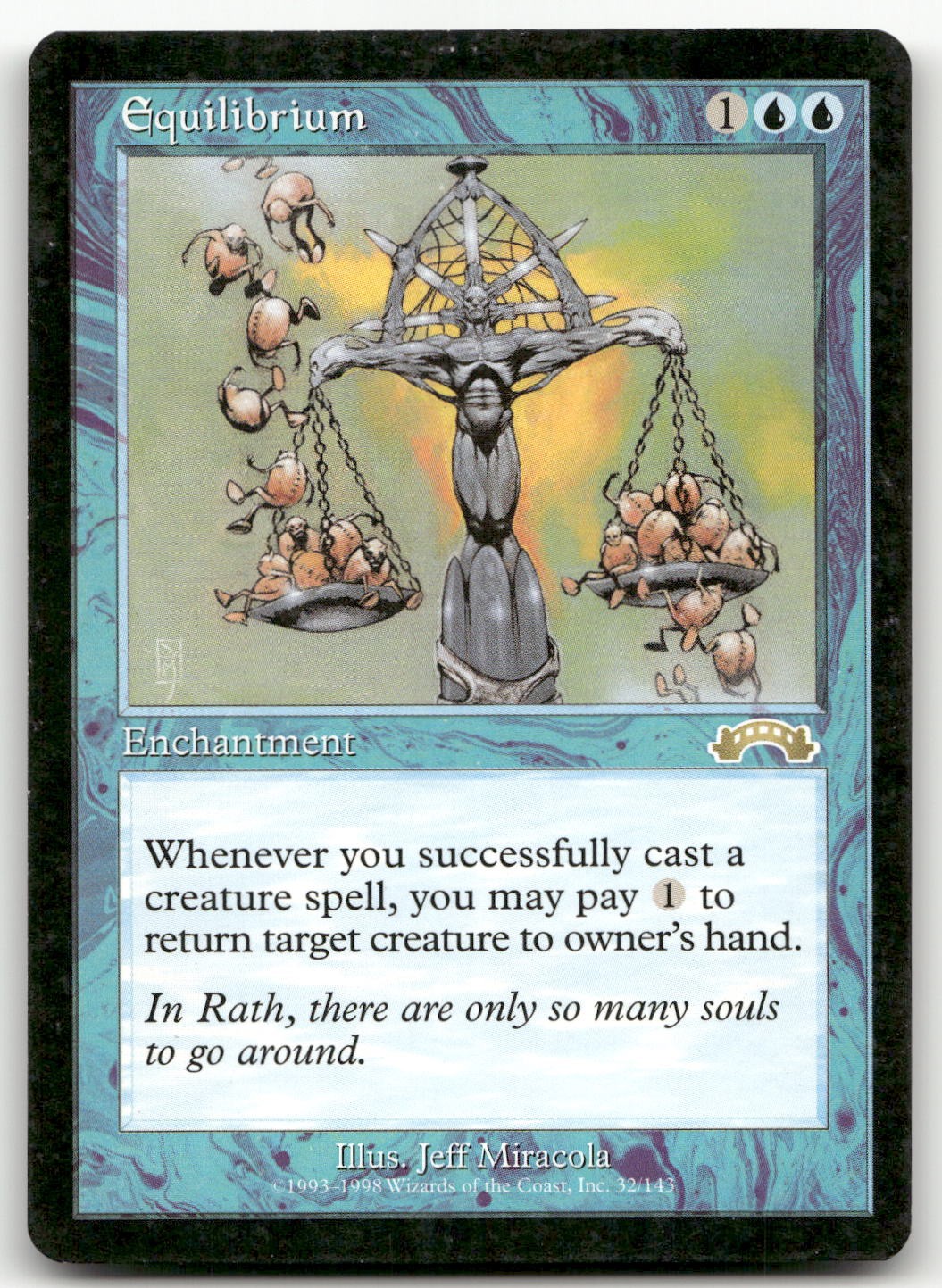 Equilibrium #32 (HP) Exodus EXO Magic MTG