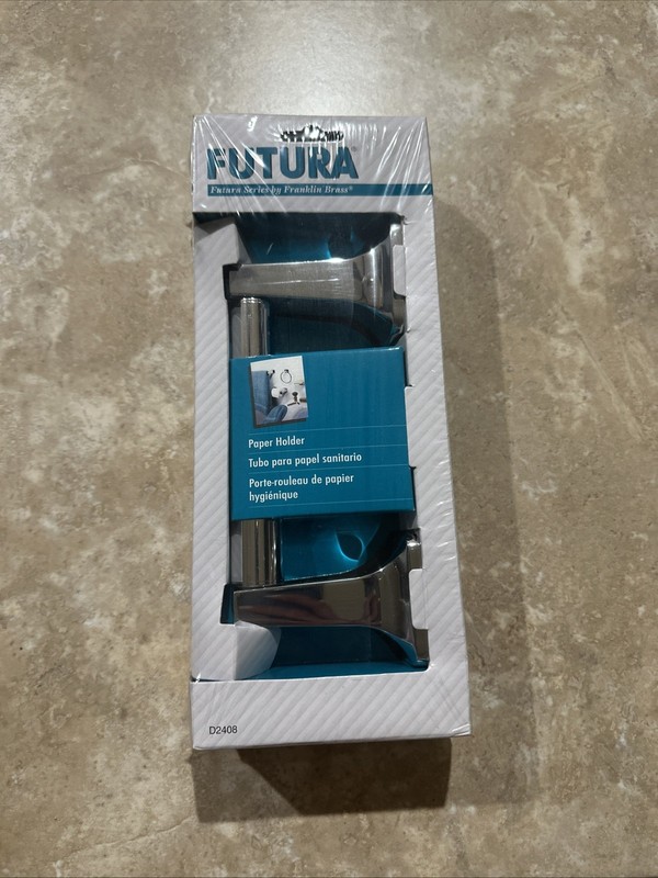 Franklin Brass Futura Toilet Paper Holder in Chrome Model D2408PC ~ Trl1#392