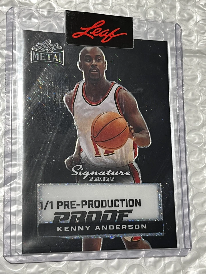 Kenny Anderson 2024 - Hoja Metal Signature Series 1/1 Prueba de preproducción  Foto 2 de 4