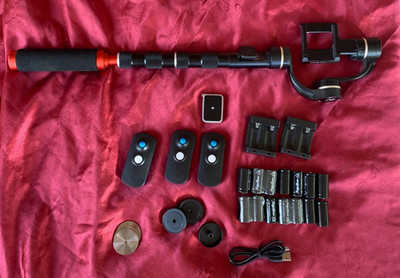 Feiyu Tech G4 Pro Smartphone 3-Axis Handheld Gimbal Stabilizer with EXTRA PARTS